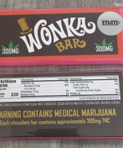 Wonka Milk Chocolate Bar 300mg | Classic UK Edible